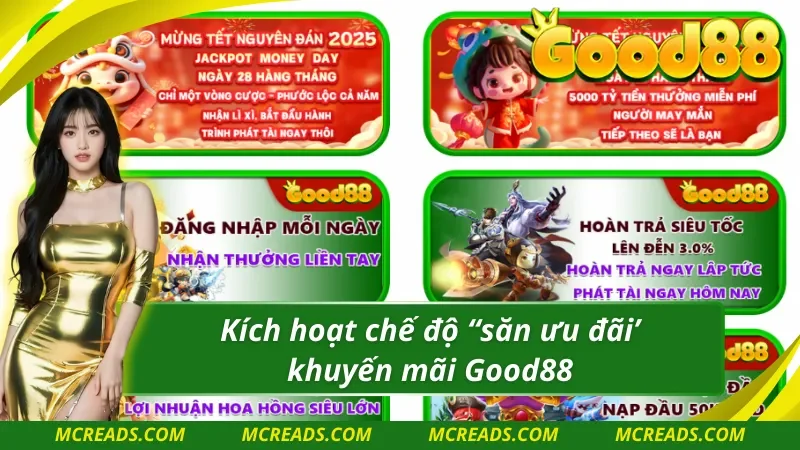 Bí kíp săn khuyến mãi Good88 cực nhanh